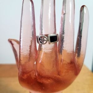 Sterling Silver Ring with Onyx 7